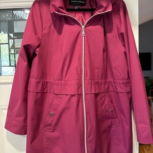 Vince Camuto Women's Fuchsia Trench Coat